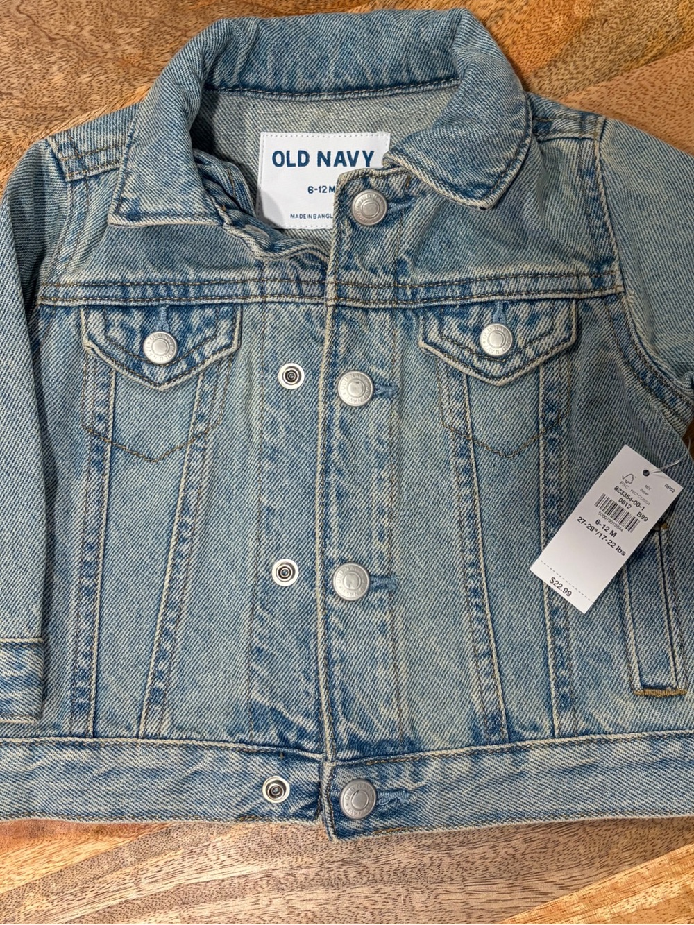 Old Navy Light Blue Baby Denim Jacket